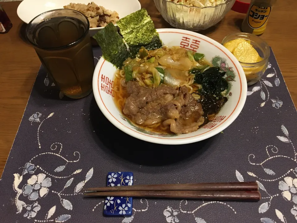 焼肉ラーメン(昼飯)|enarinさん