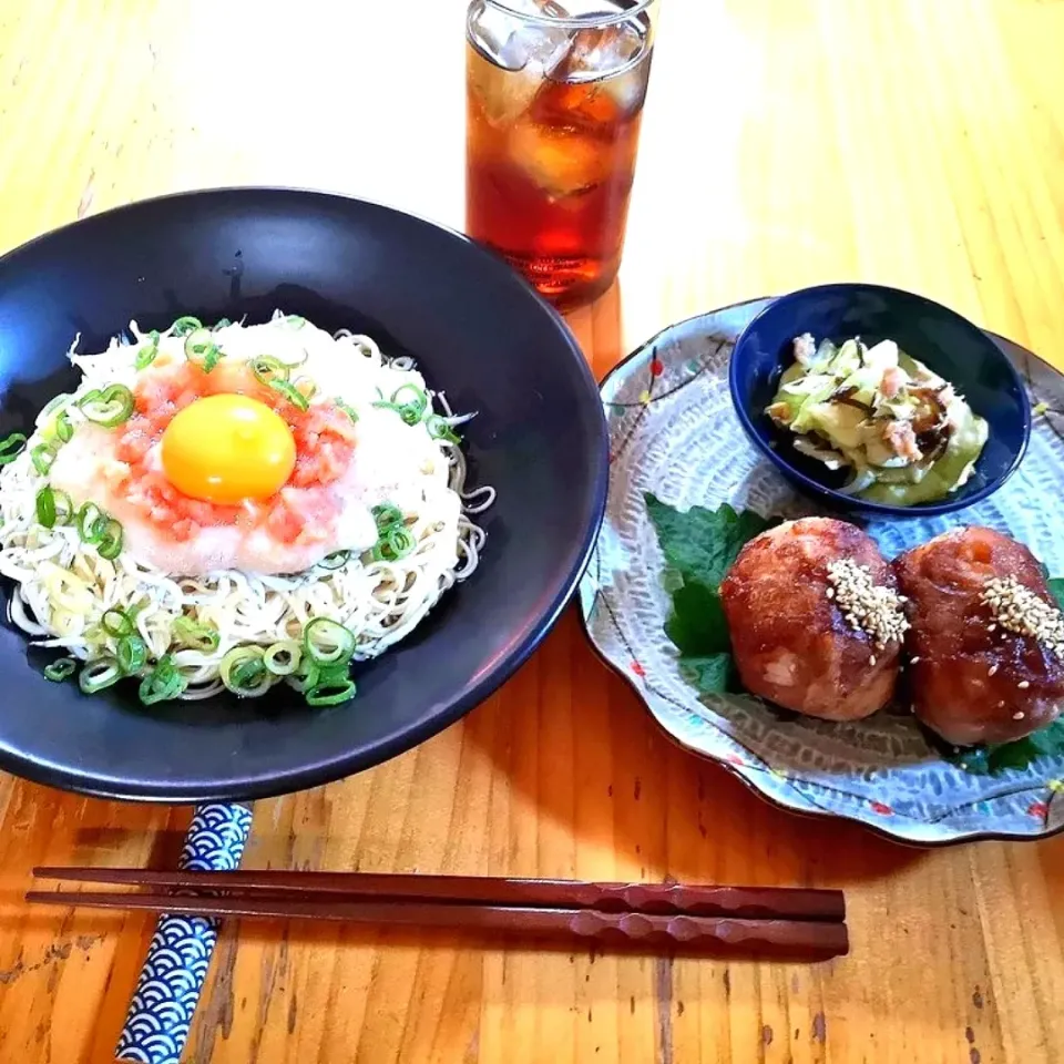 Snapdishの料理写真:ぶっかけ素麺|みきやんさん