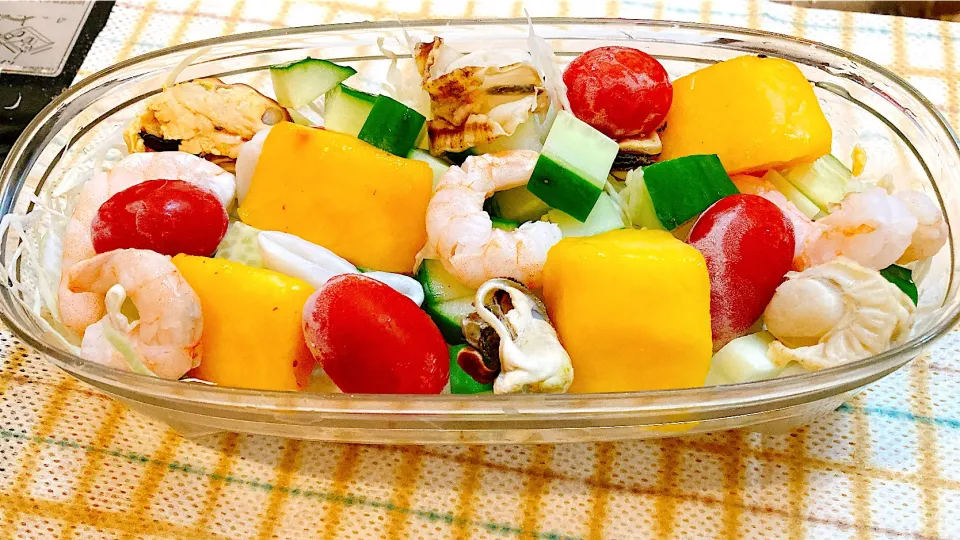 9/7のサラダ弁当🥗|ゆうかさんさん