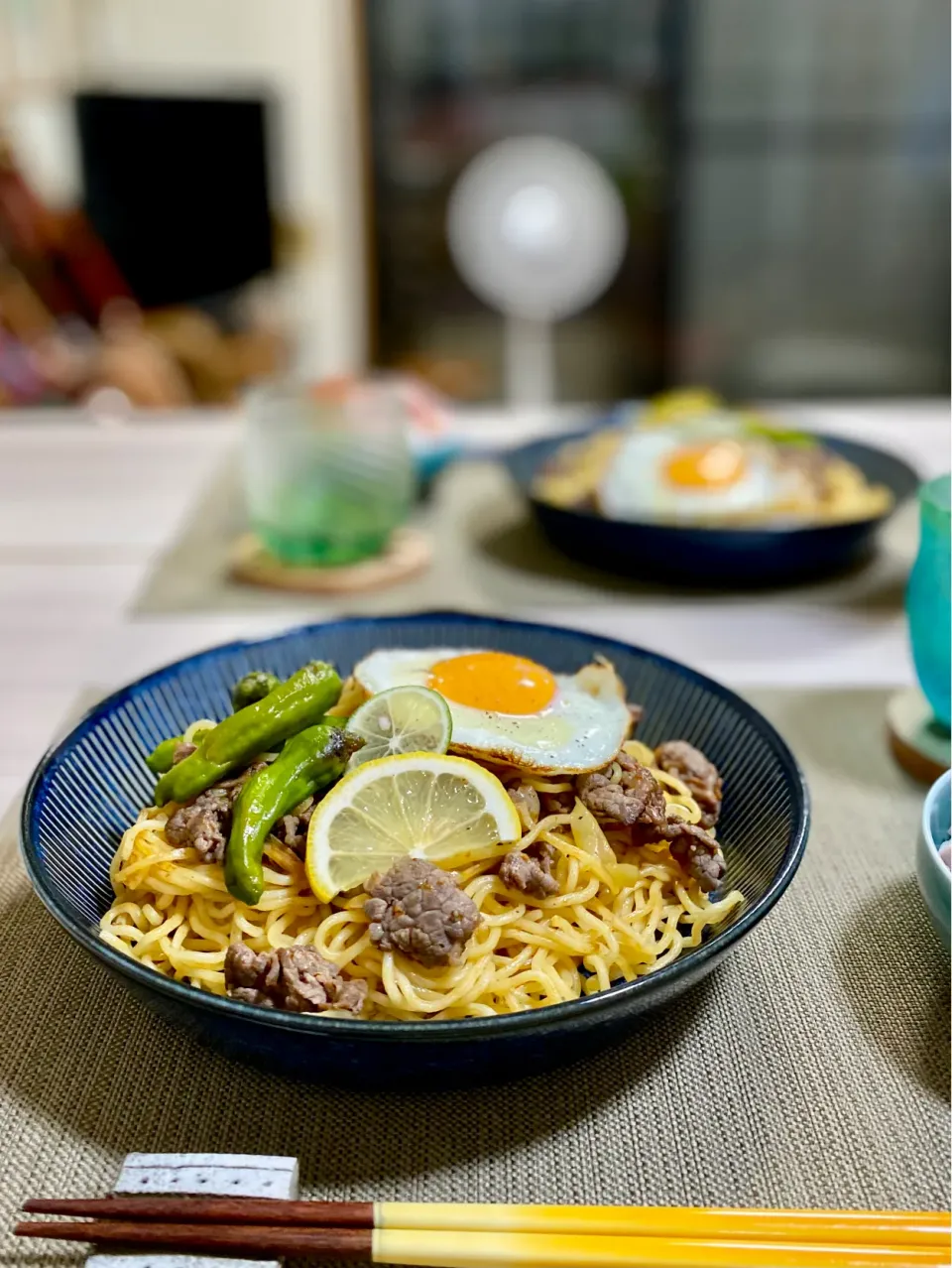 牛肉のピリ辛ねぎ塩レモン焼きそば|けいこさん