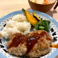 Snapdishの料理写真:豆腐ハンバーグ、ポトフ|やまあやさん