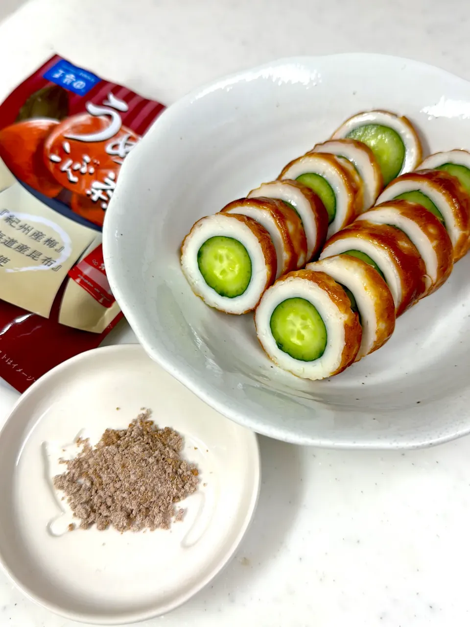 ヨッチャンさんの料理 ちくきゅう🥒うめこんぶ茶を添えて♡|ゆーこ。さん