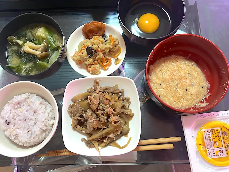 朝ごはん 牛丼|だださん