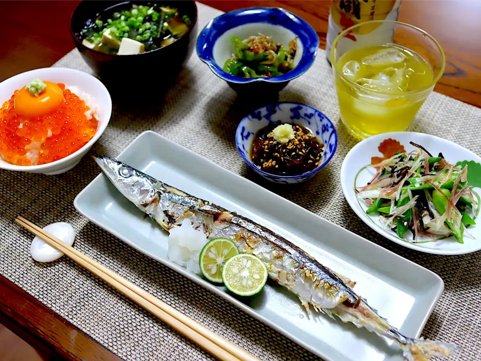 秋刀魚定食|かおるさん