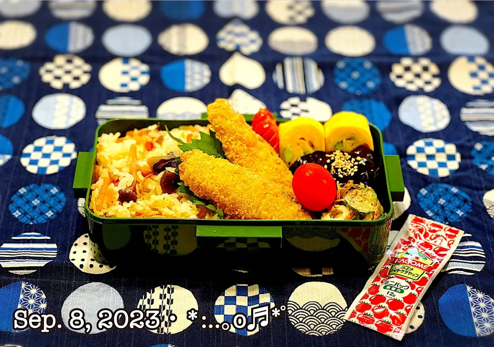 Snapdishの料理写真:2023/09/08お弁当〜♡|いく❤️さん