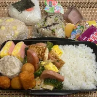 Snapdishの料理写真:25長男お弁当🍱ゴーヤチャンプル♪|まめりんさん