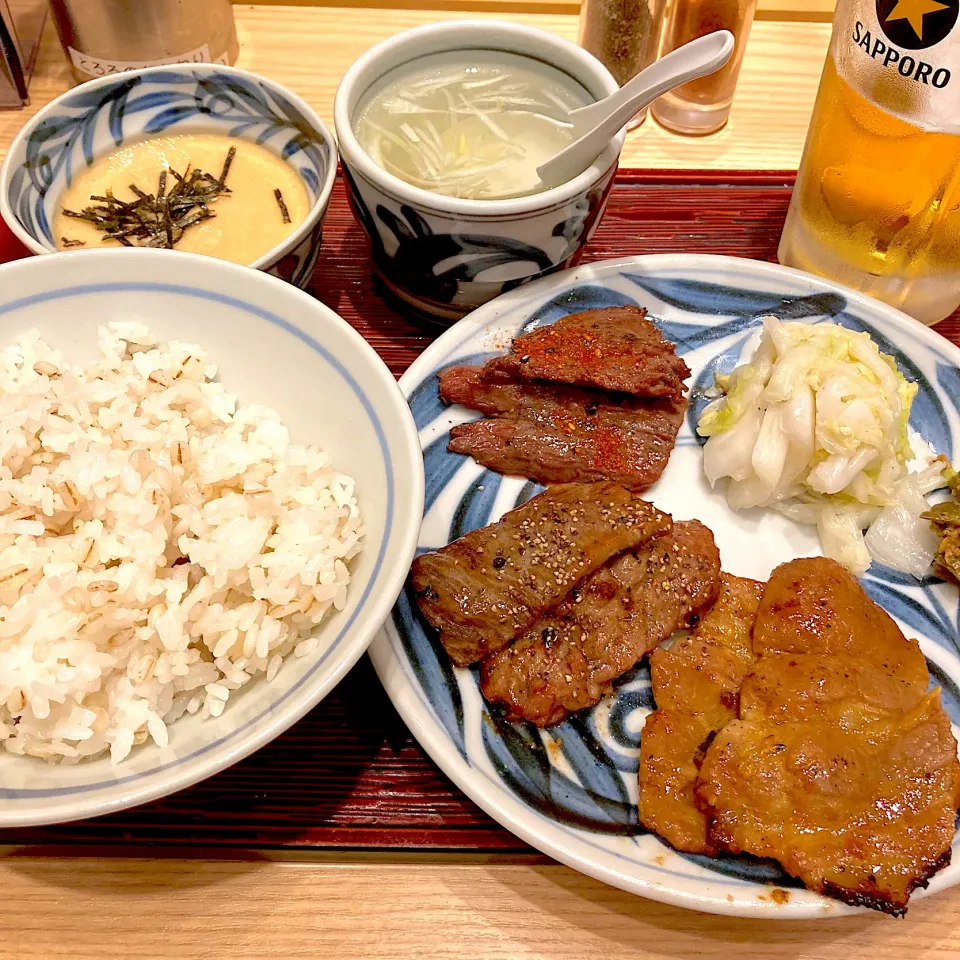 牛タン屋で牛タンを食べないトリプルセット|こじゅわいさん