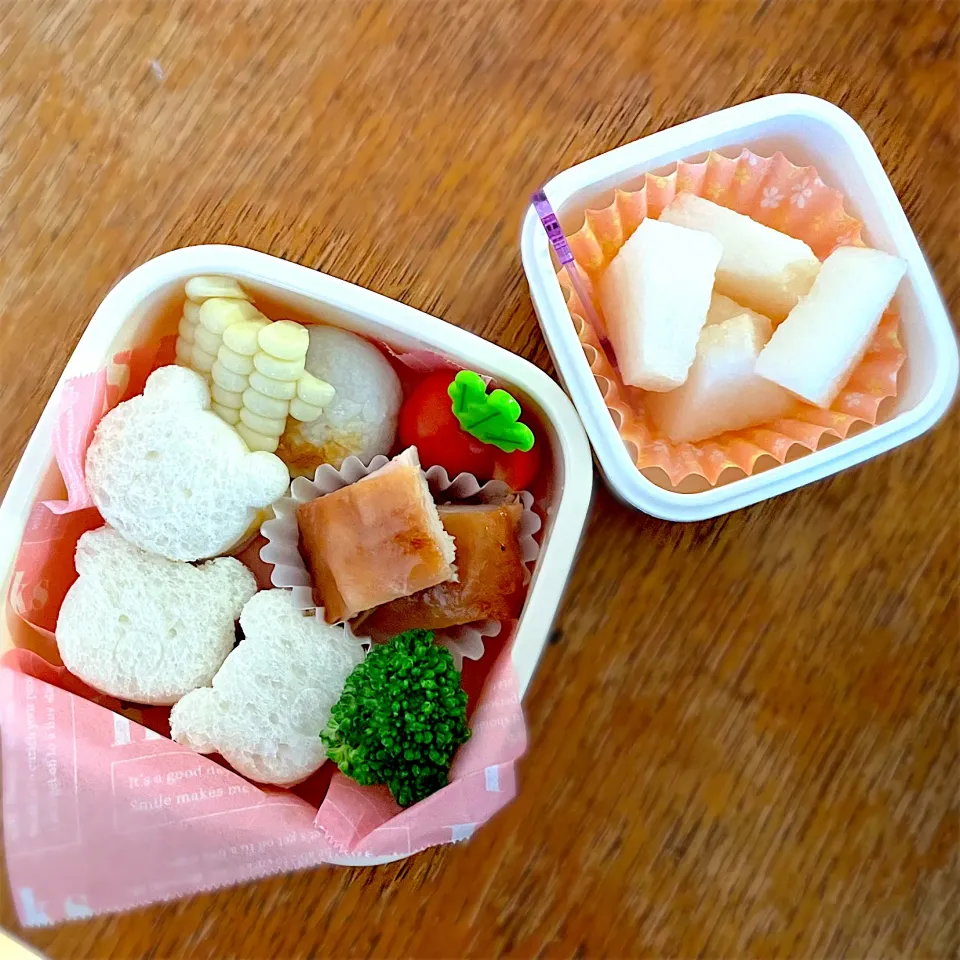 くまさんサンドイッチ弁当|ふうりんさん