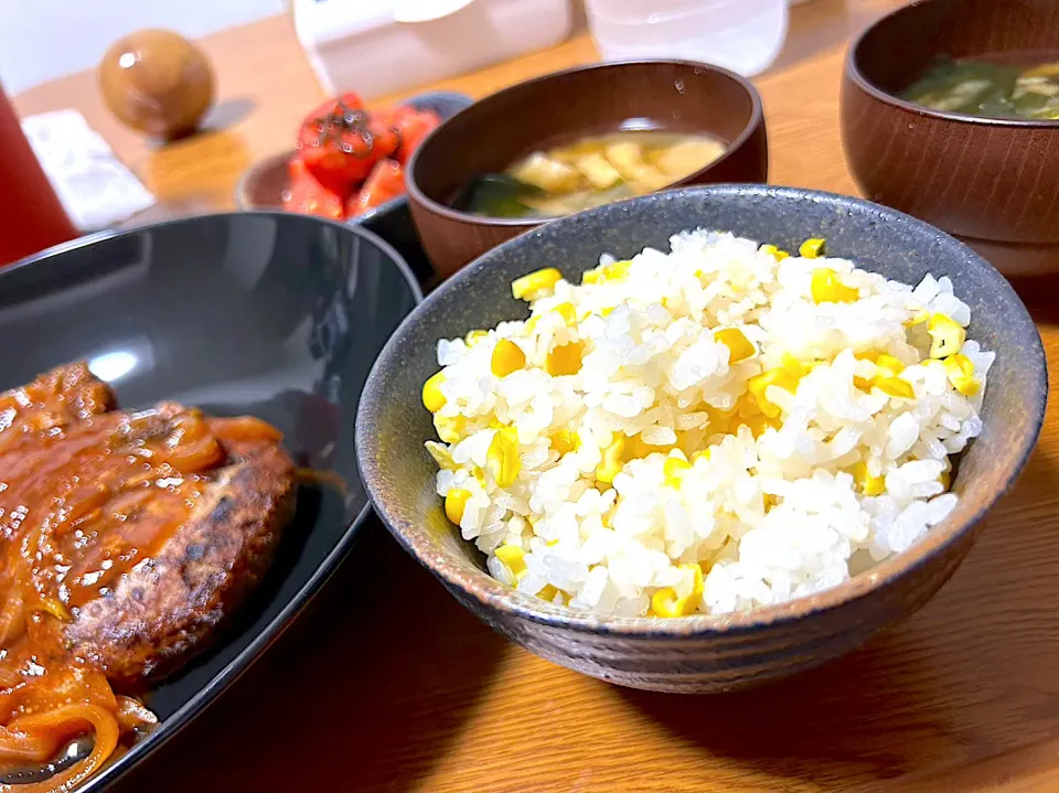 娘作とうもろこしご飯🌽|おかちさん