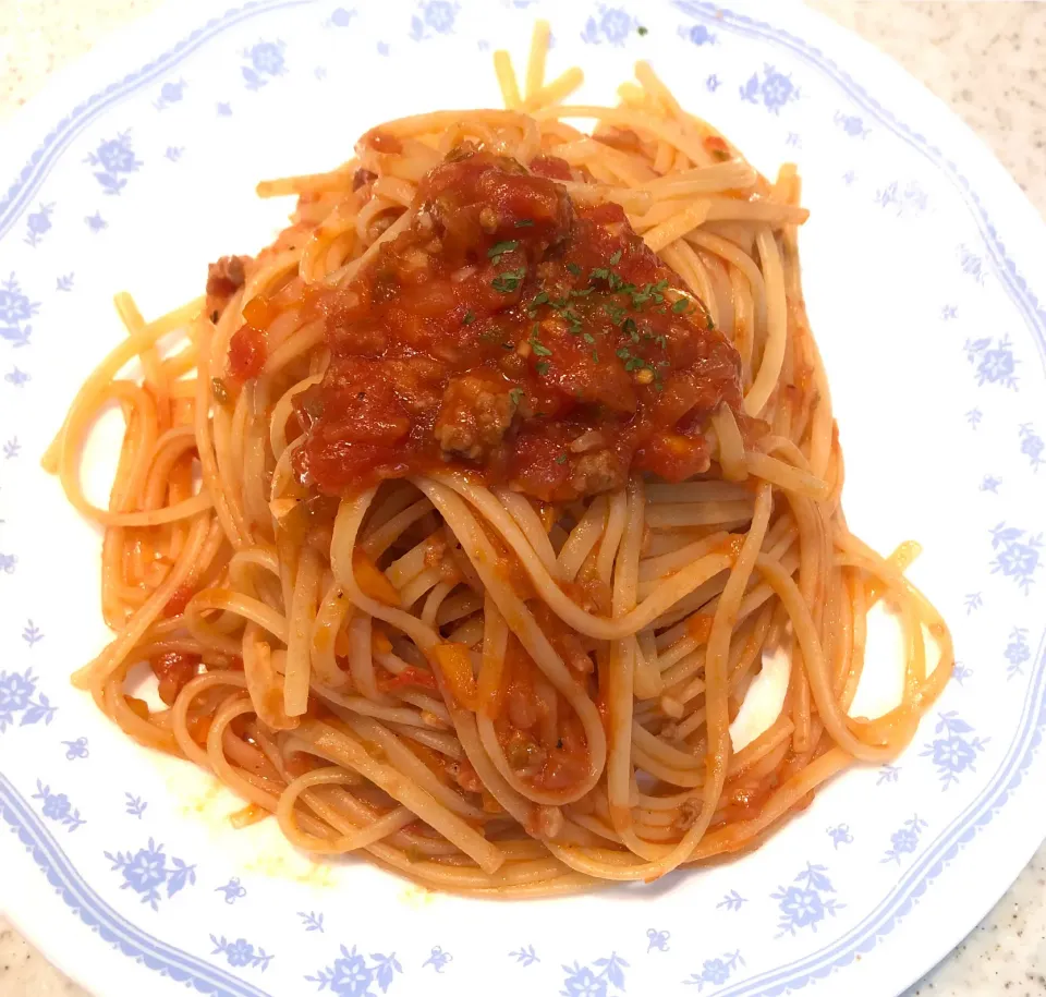 カプリチョーザのトマトとニンニクのパスタ|ユキちゃんさん