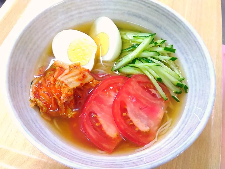 Snapdishの料理写真:ぶっかけ韓国冷麺風そうめん|oliveさん