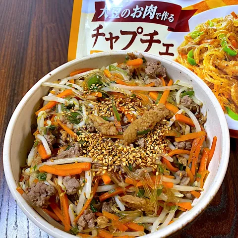 「大豆のお肉のチャプチェ」を使ってみたSnapdishの料理・レシピ写真:チャプチェ