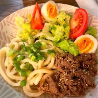 サラダうどん