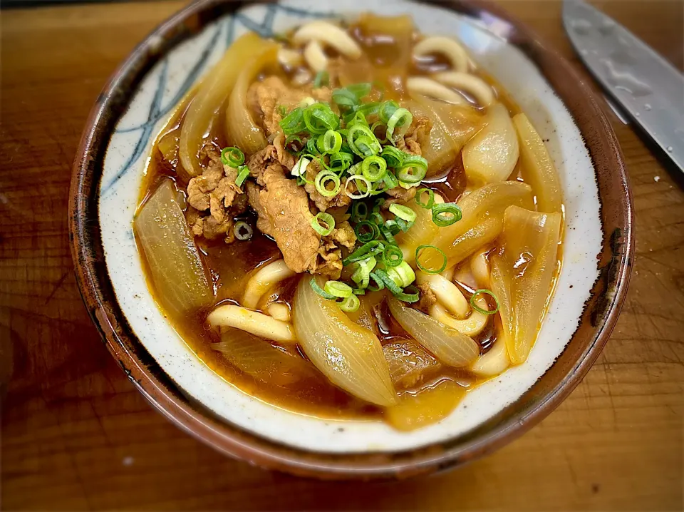 和風出汁のカレーうどん|名状しがたいゴミムシのようなものさん