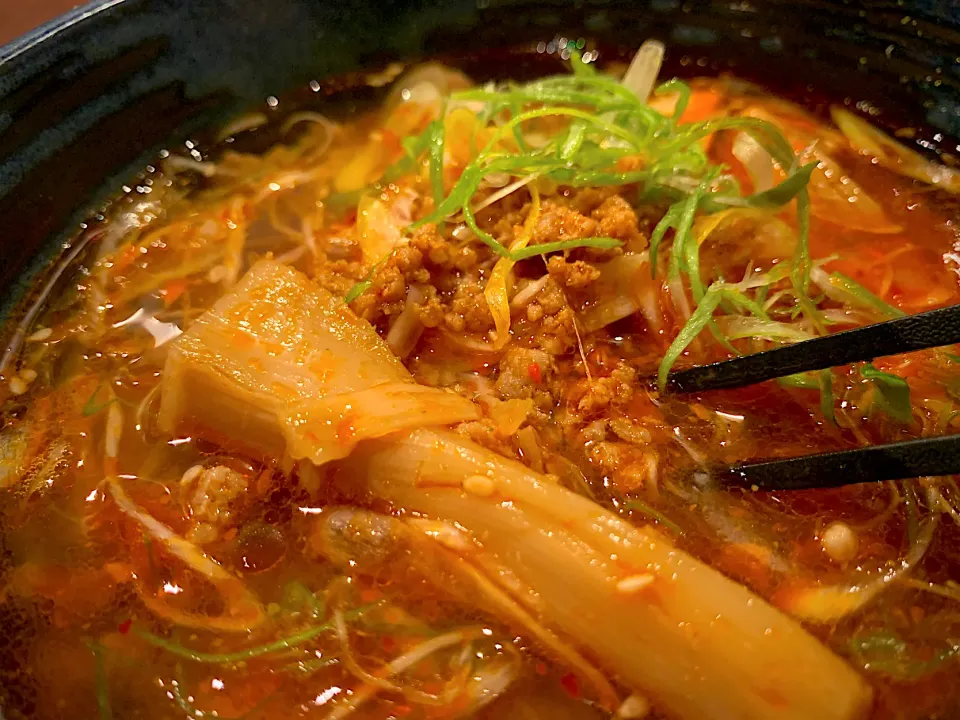 旨辛肉味噌ねぎ温めん|半田手延べそうめんの店 阿波や壱兆さん