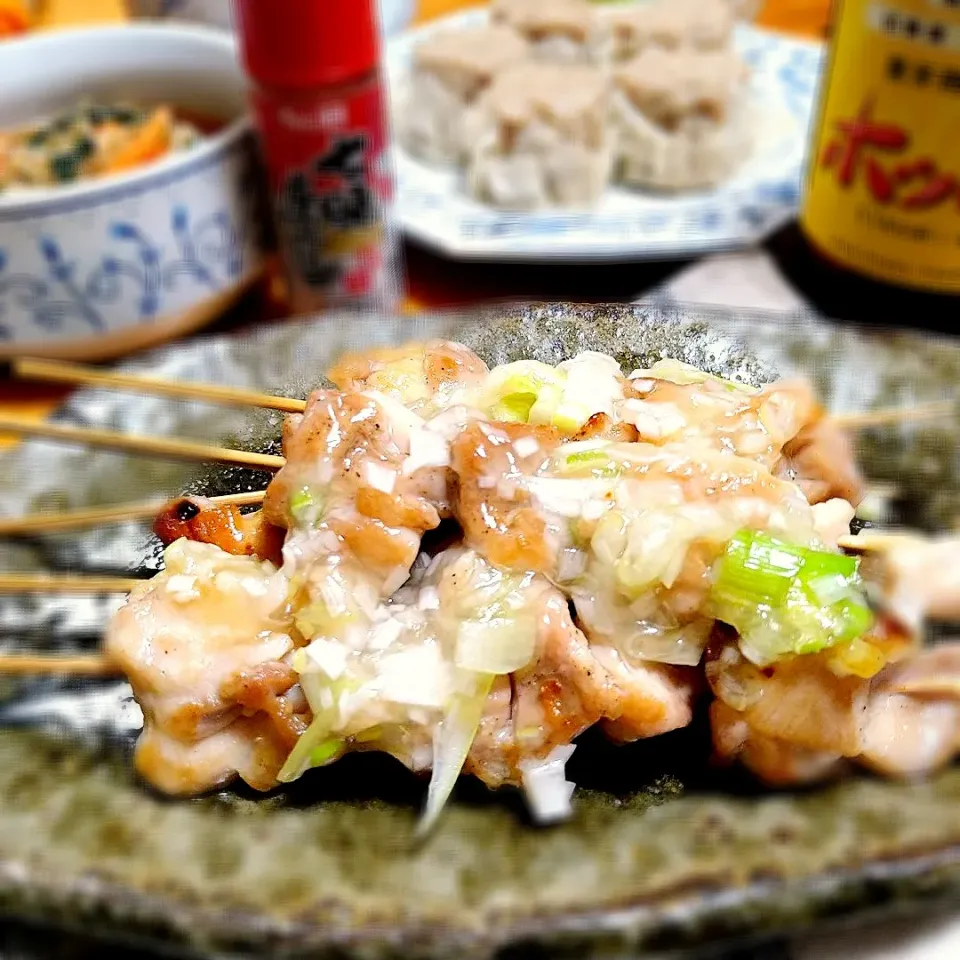 フライパンで焼き鳥風〜🏮|とまと🍅さん