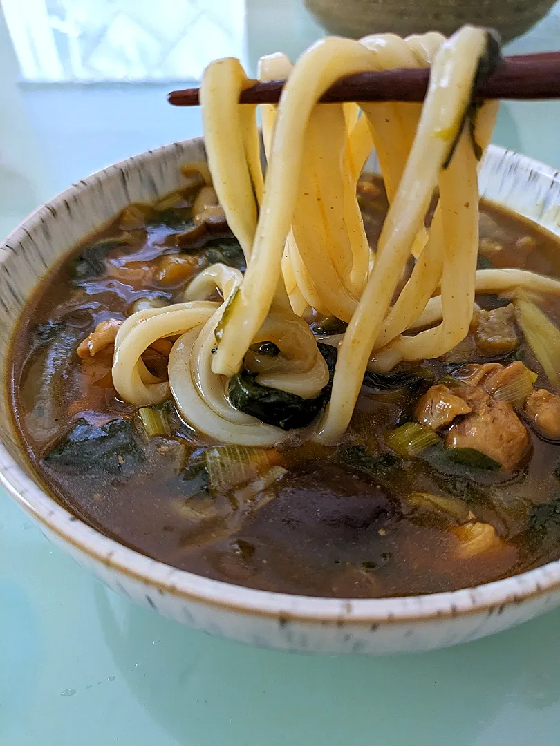 カレーうどん❗|かずにゃさん