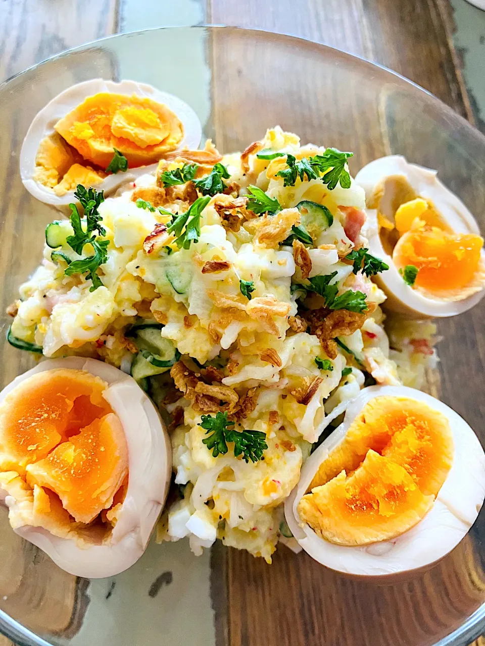 ✽ポテサラ(味たま添え)|にしお ゆかりさん