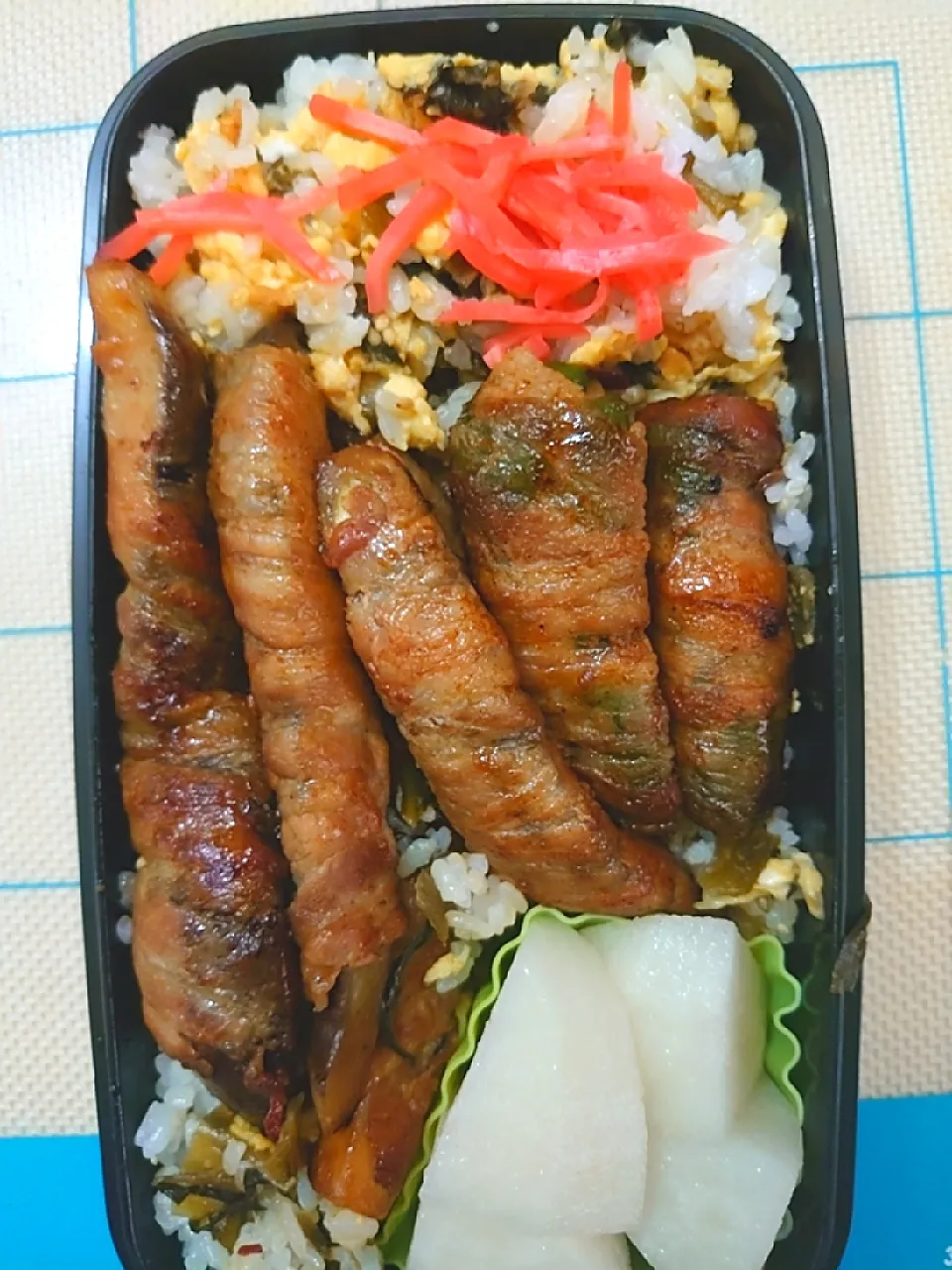 Snapdishの料理写真:肉巻き弁当|to coさん