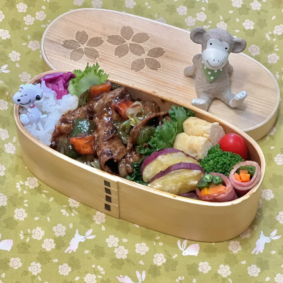 回鍋肉☘️の💙ちゃんお弁当　9/11月|sweet homeさん