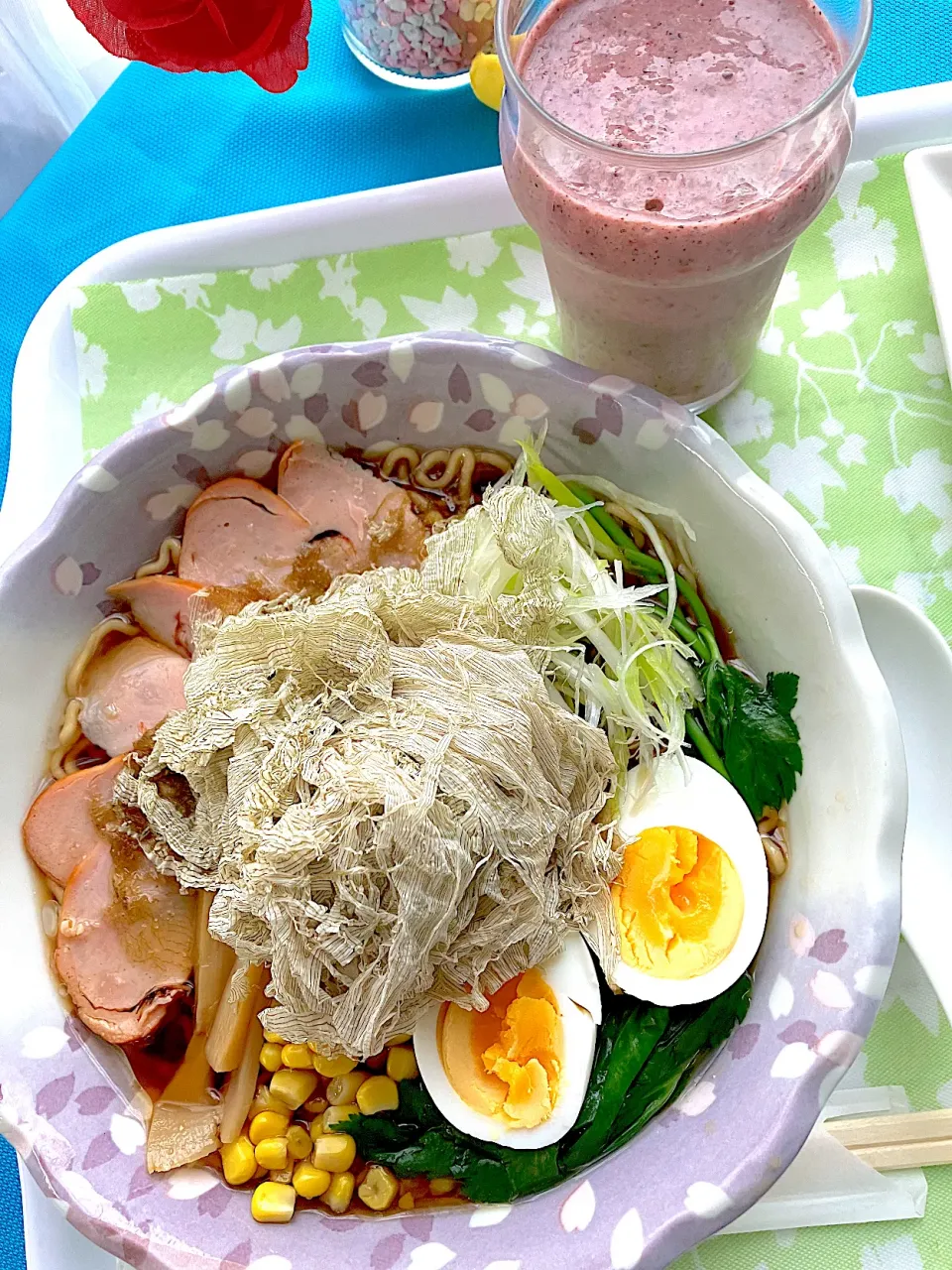 朝ラーメン🍜です♪♪♪利尻昆布ラーメントッピングは利尻とろろ昆布😃|HAMI69さん