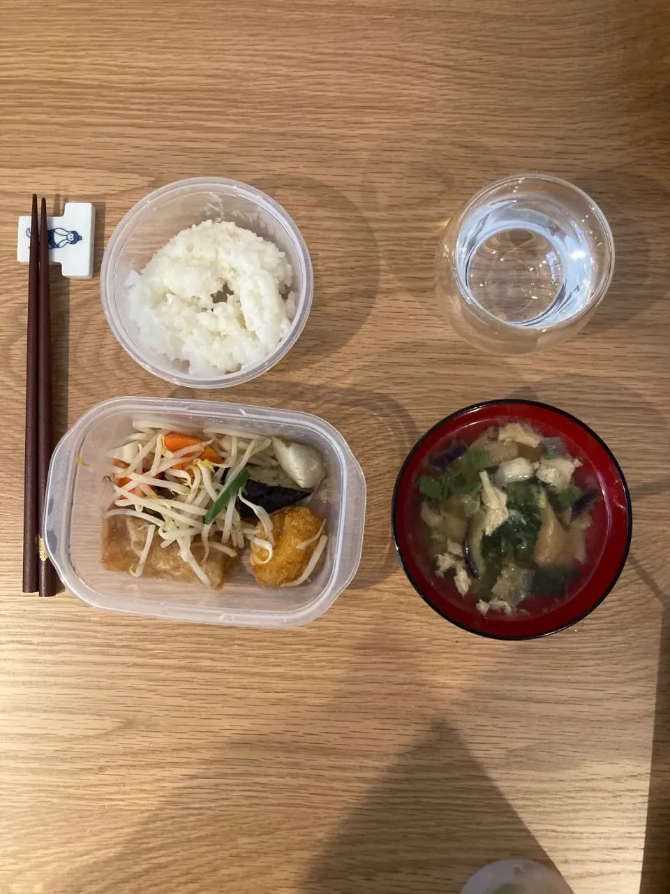 Snapdishの料理写真:お手軽朝定食|ふるるんさん