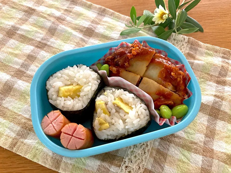 Snapdishの料理写真:＊べびたん幼稚園お弁当＊秋の味覚🍂栗ごはん🌰＊|＊抹茶＊さん