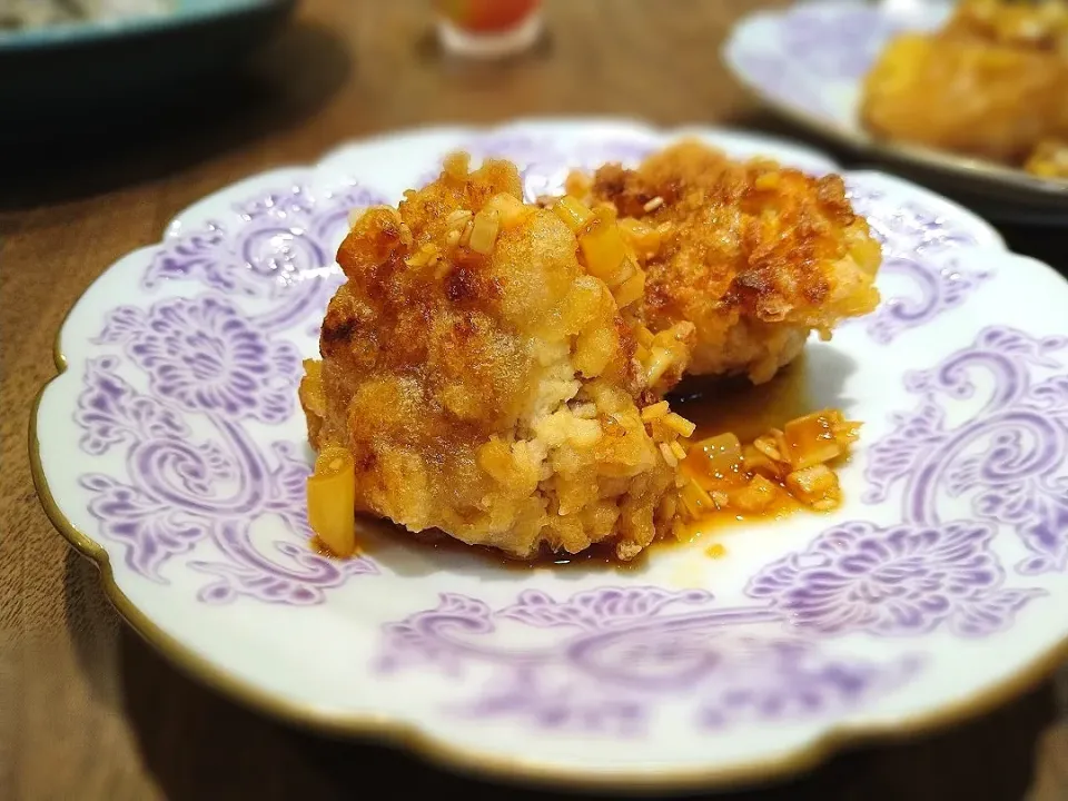 豆腐の唐揚げ 油淋鶏風|古尾谷りかこさん