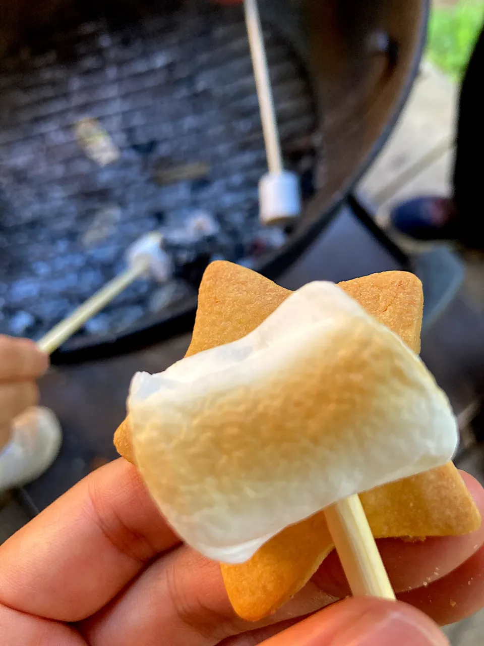 Snapdishの料理写真:＊夏休みの思い出🌻お星さまクッキー焼きマシュマロ⭐️＊|＊抹茶＊さん