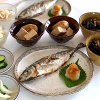 鯵の塩焼き定食🐟