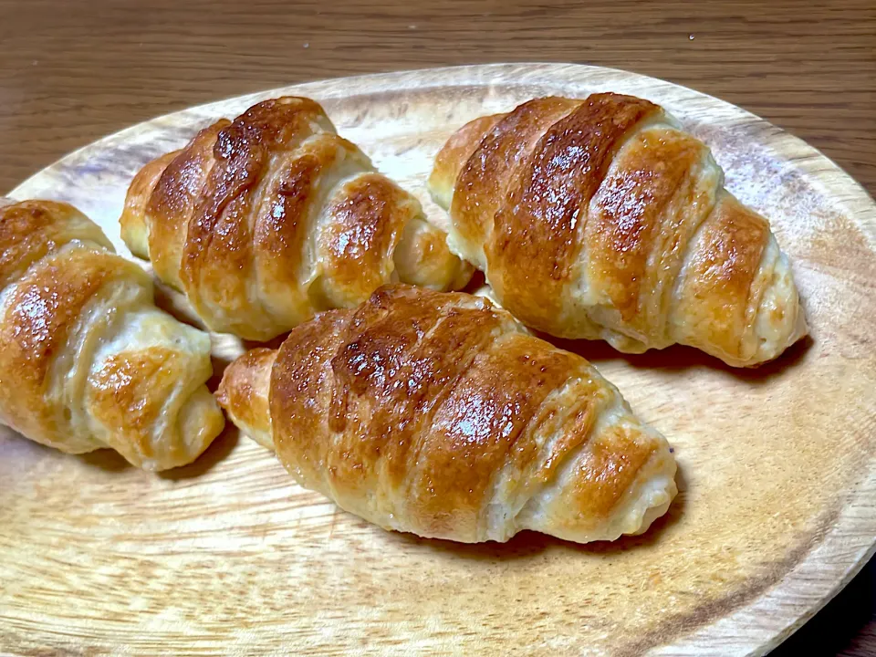 久しぶりのクロワッサン🥐作ってみた。|mymさん