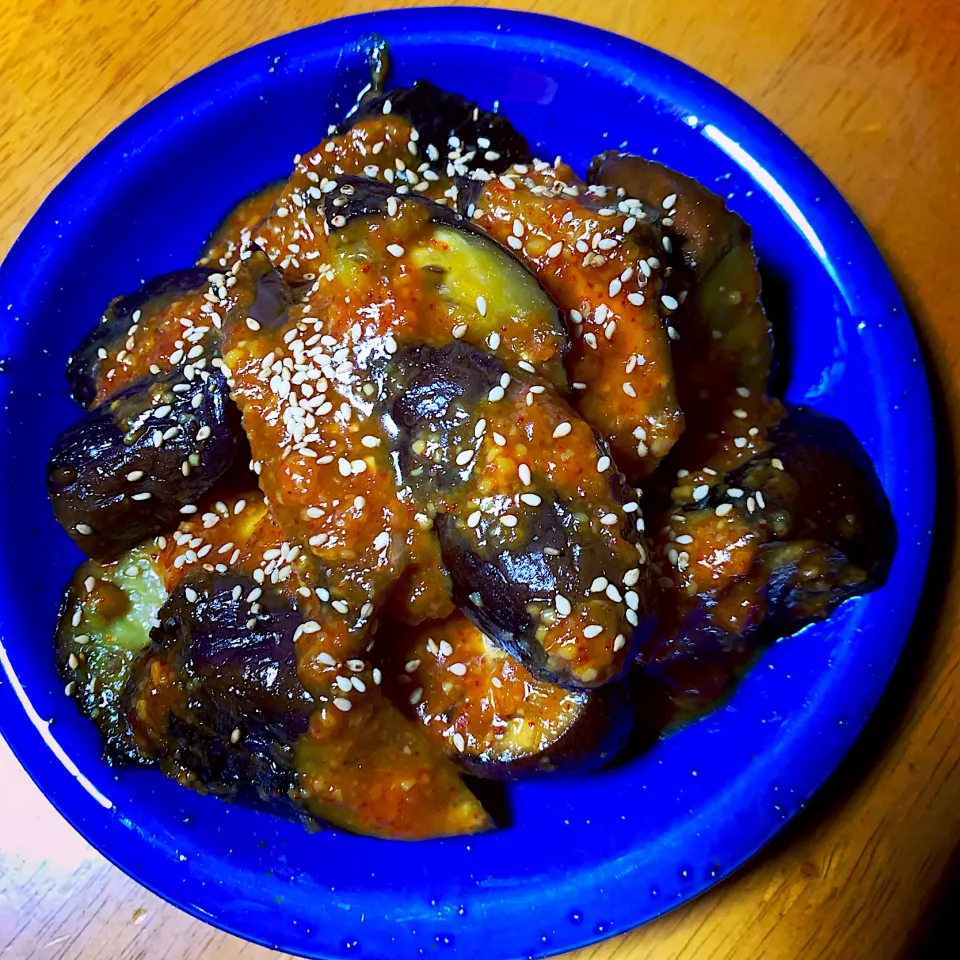 茄子のヤバ味噌炒め^_^|きよっさんさん