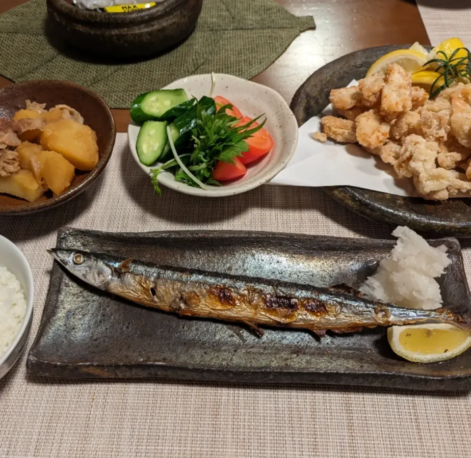 北海道産秋刀魚定食🍻|miyuki🌱さん