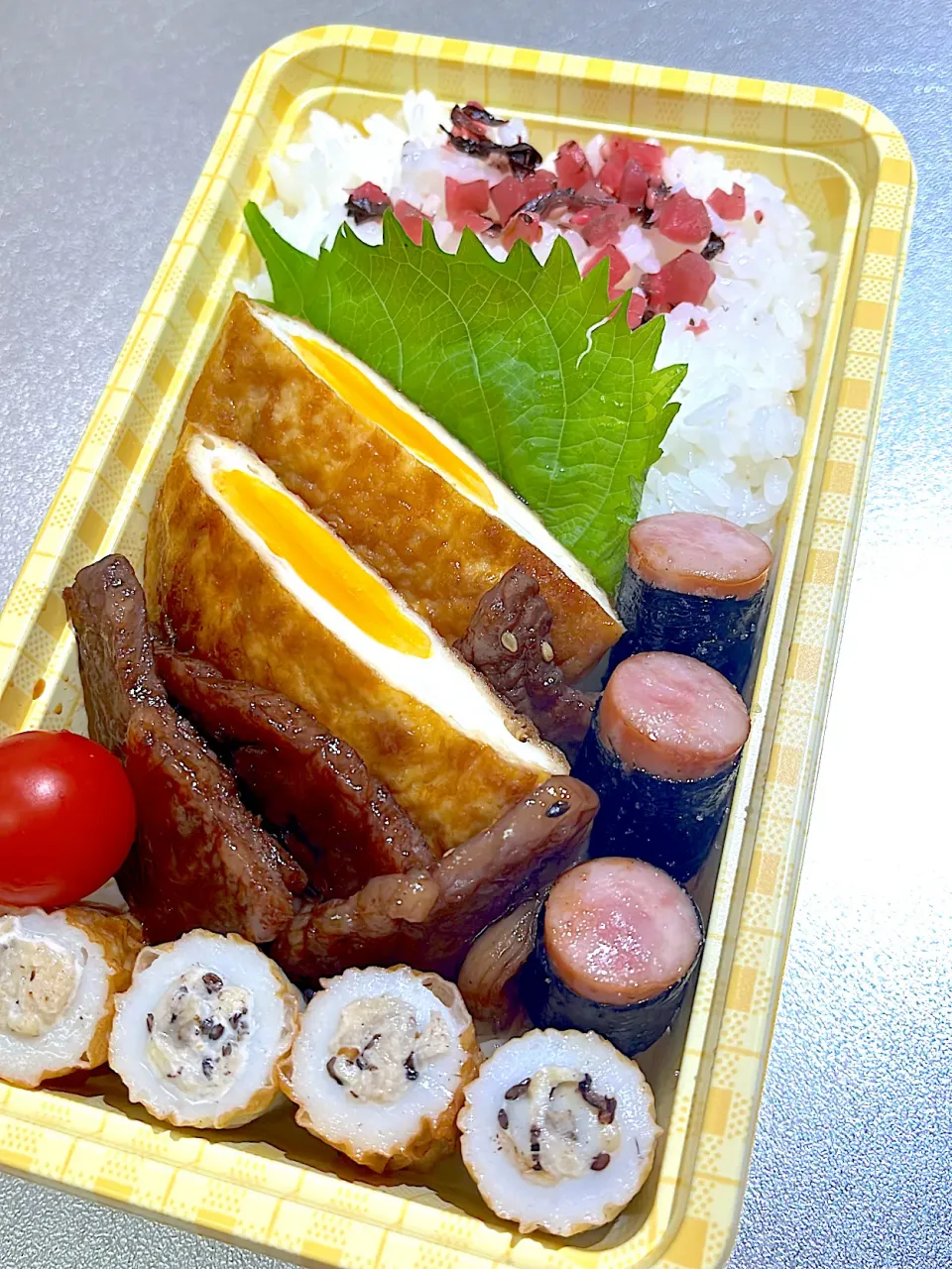 巾着たまご弁当🍱|mirrorさん