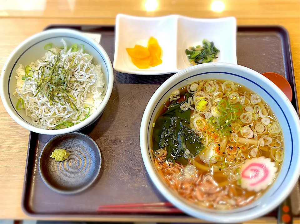 釜揚げしらす丼&うどん定食|Hideyuki Takadaさん