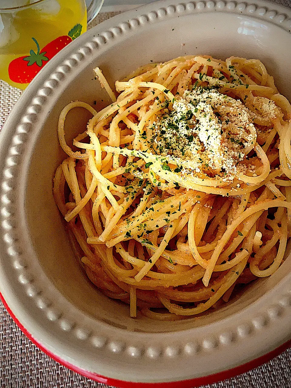 Snapdishの料理写真:たらこスパゲッティ🍝|ジュンコ バイヤーさん