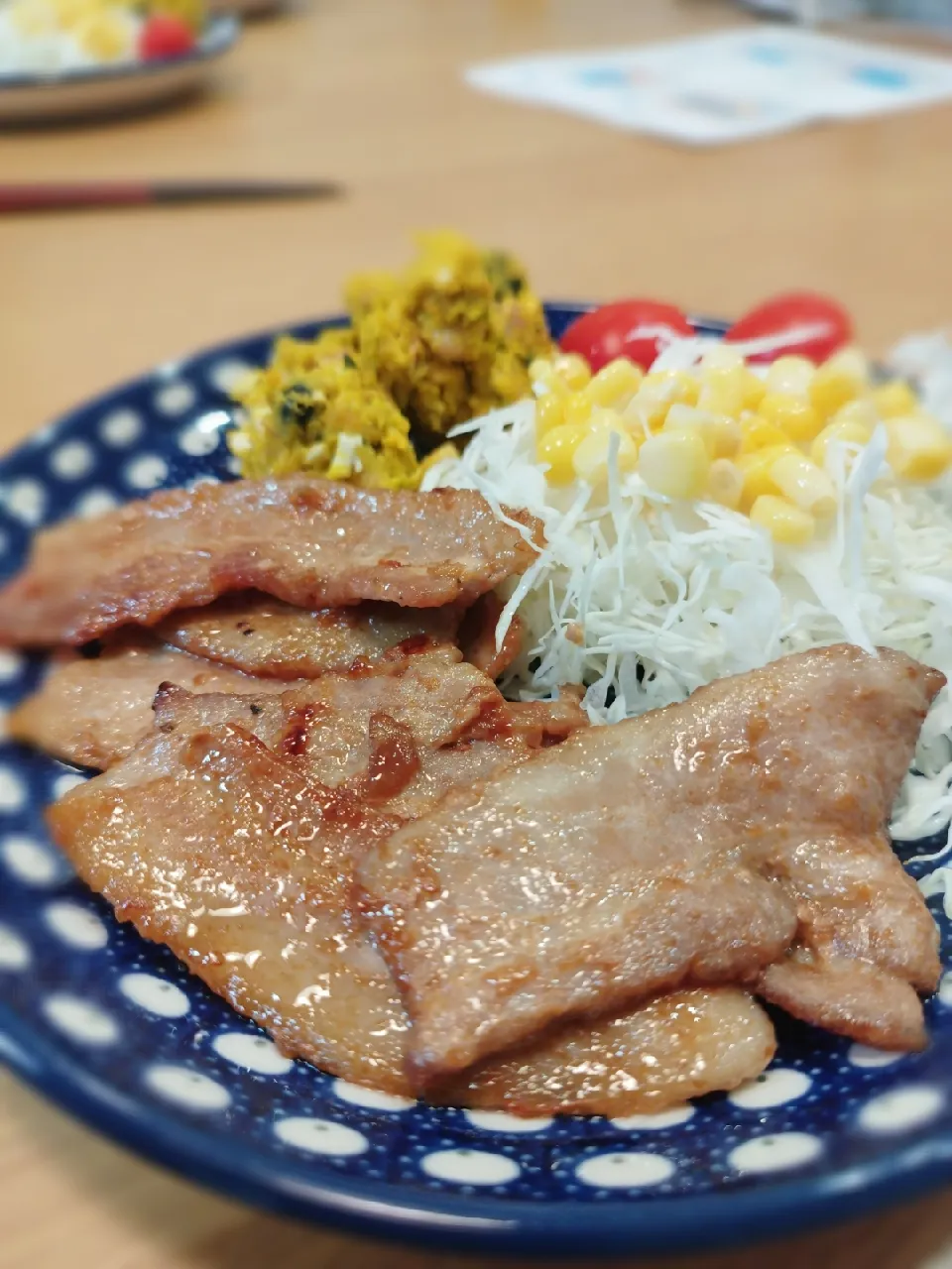 豚肉の生姜焼き|くまさんさん