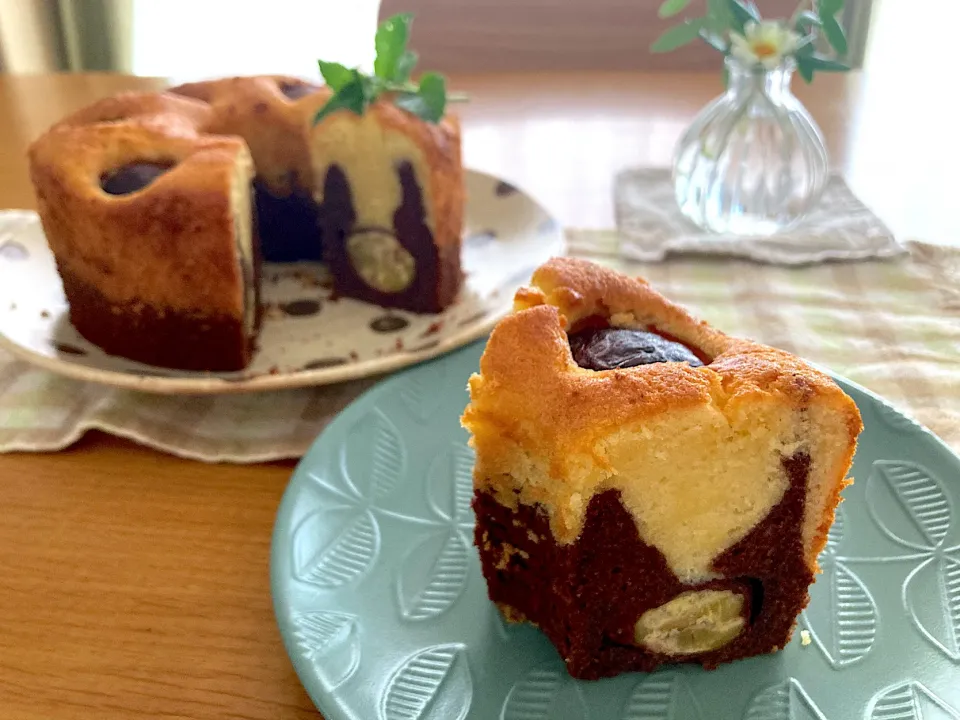 ユッキーさんの料理 🌰栗のカスタードケーキ🌰|＊抹茶＊さん