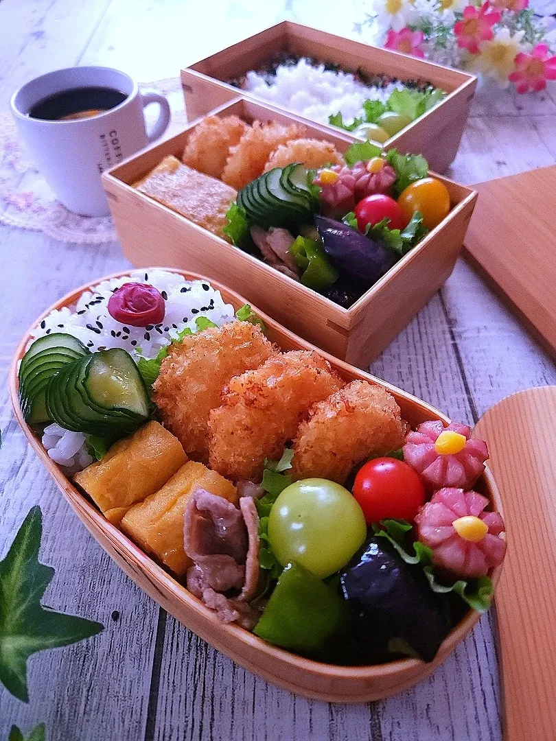 海老フライ弁当|sugar beansさん