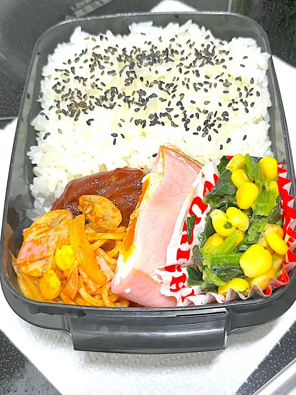 ハンバーグ弁当|いくさん