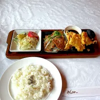 生姜焼きととり天|UKさん