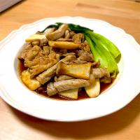 豚肉とエリンギのオイスターソース炒め