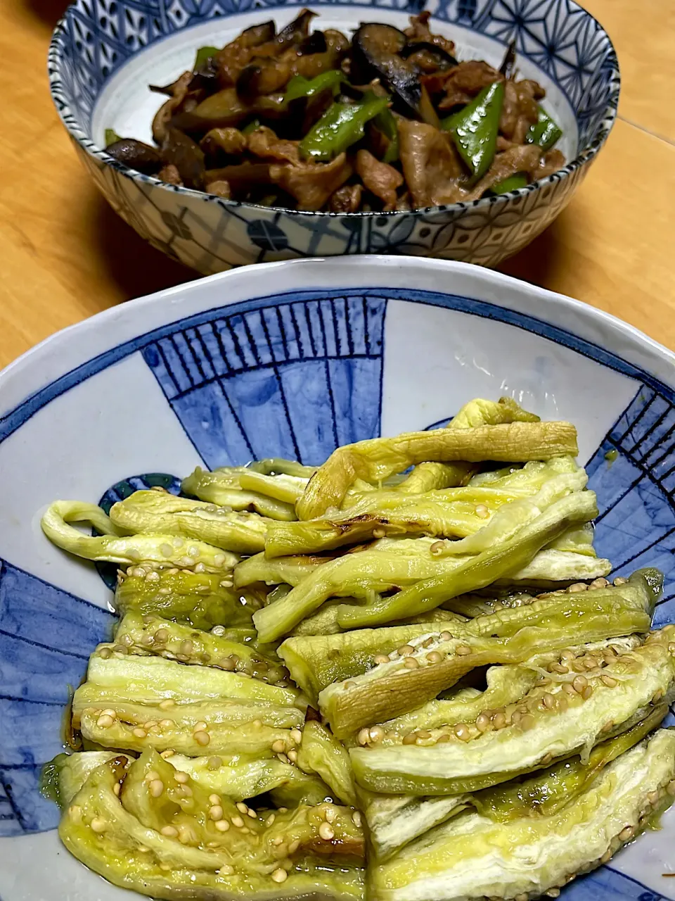 焼きなすとなす味噌炒め(ナスも沢山頂いたので😅)|abekoさん