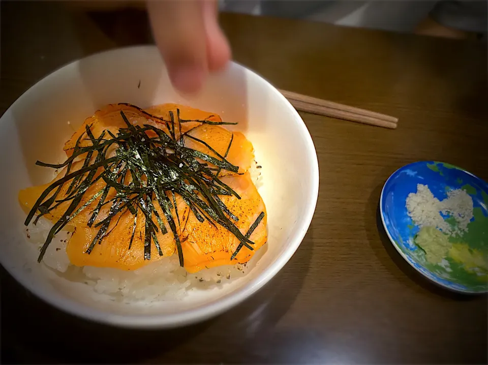 炙りサーモン丼|ch＊K*∀o(^^*)♪さん