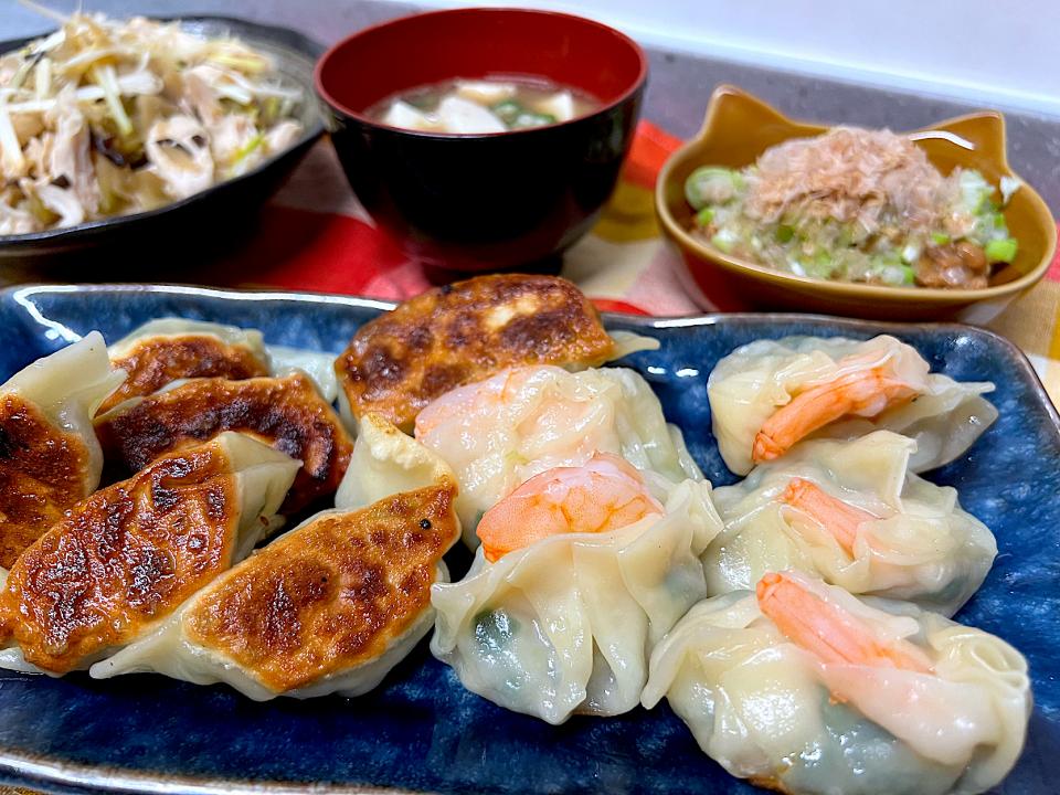 「海老入り餃子」
