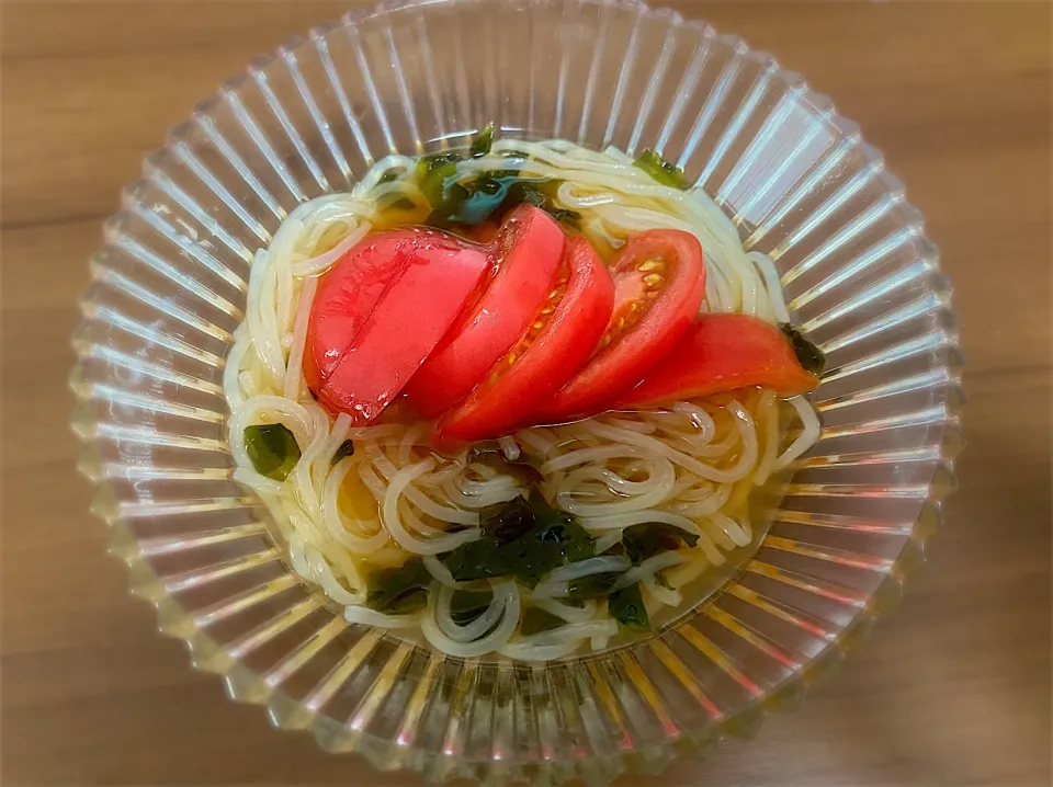 つづく残暑に冷麺🎐|1614さん