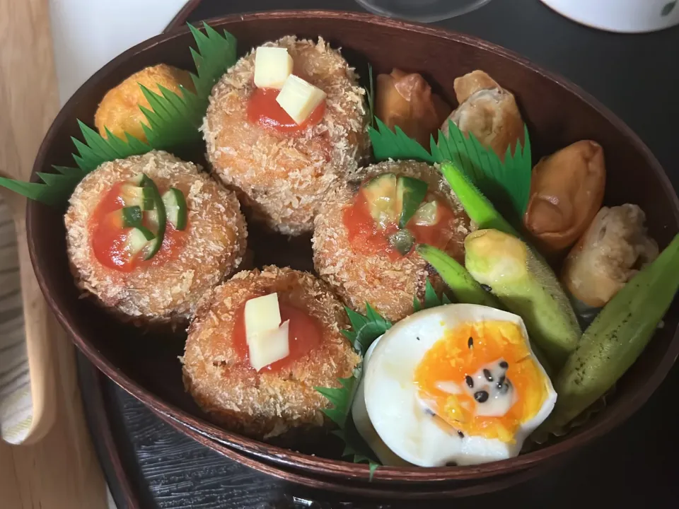 今日のお弁当　ライスコロッケ|☆カボ☆さん