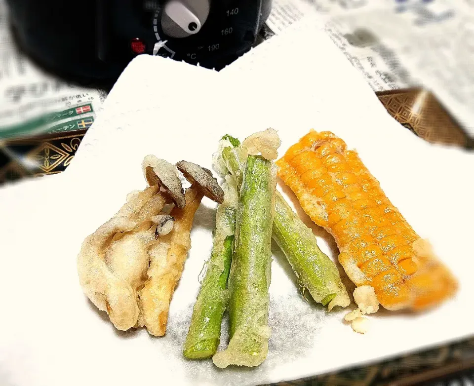 Snapdishの料理写真:季節野菜の天ぷら|Destino *さん