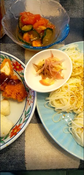 '23．9/15
おうちで素麺😋|たえさん