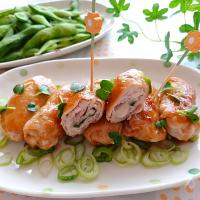 大葉とチーズの豚肉巻き